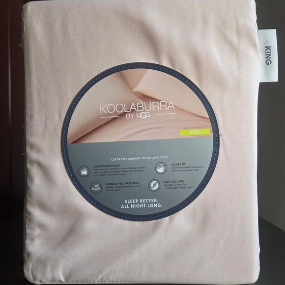 UGG King All Season Complete Comfort Bedding Sheet Set - Cream - Picture 2 of 2